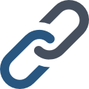 Icon of two links of a chain